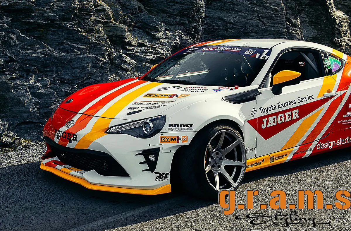 Toyota GT86 Subaru BRZ Front Wide Fenders - Wisefab Fit +100mm, foto 1 di 12