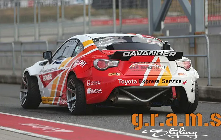 Toyota GT86 Subaru BRZ Widebody Rear Bumper - HGK Style Version 1, photo 2 of 9