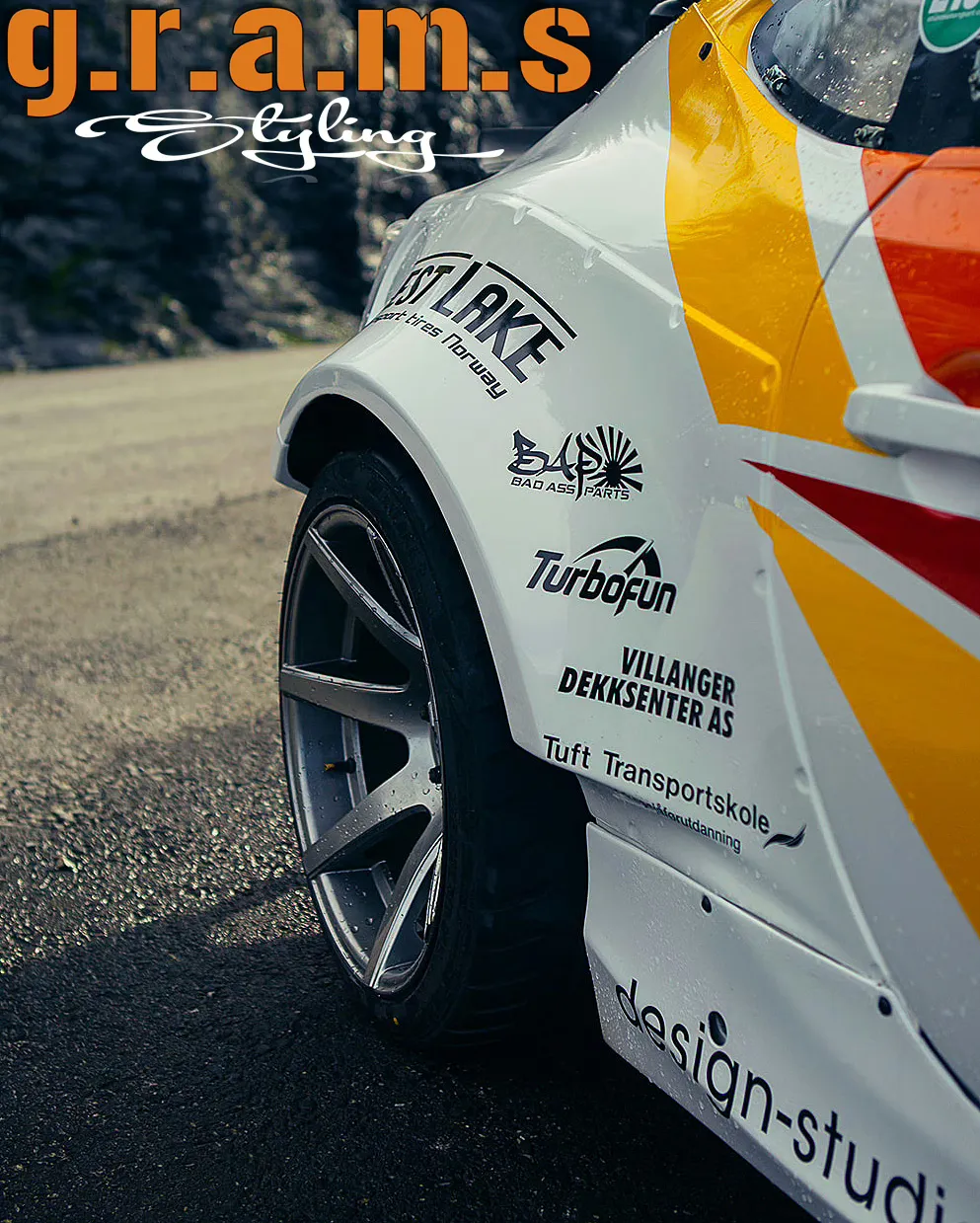 Toyota GT86 / Subaru BRZ Rear Wide Fender Flares Wisefab fit +100mm, photo 2 of 11