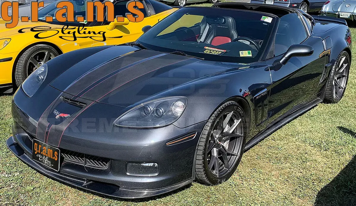 Chevrolet Corvette C6 Front Lip, Fits Base, Z06 and ZR1, photo 6 of 13