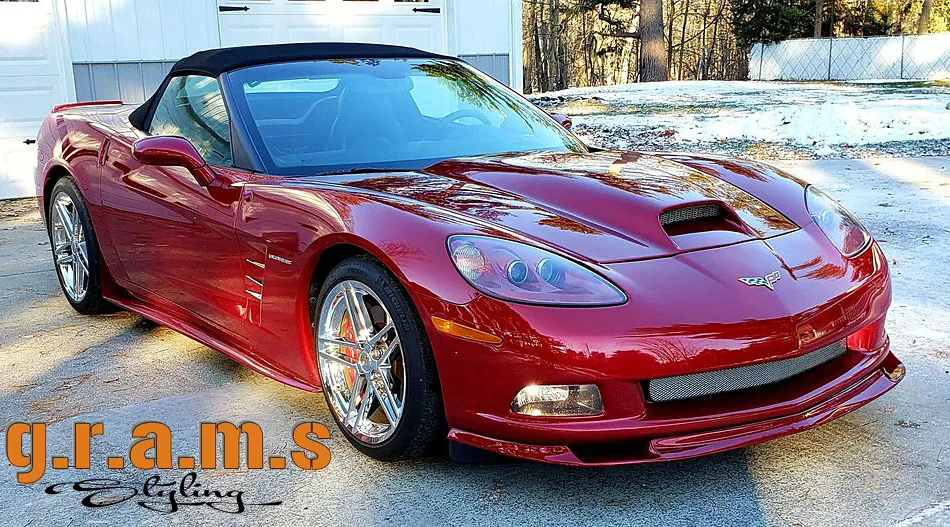 Chevrolet Corvette C6 Front Lip, Fits Base, Z06 and ZR1, photo 3 of 13