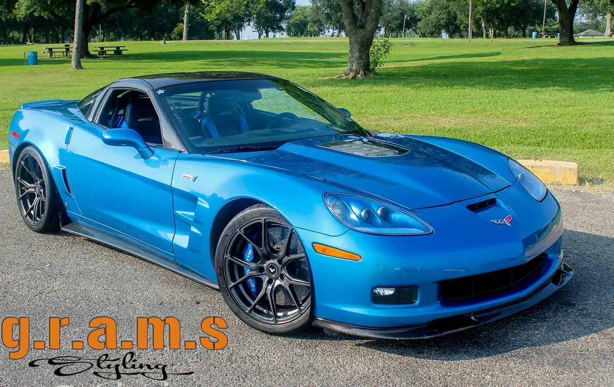 Chevrolet Corvette C6 Front Lip, Fits Base, Z06 and ZR1, photo 2 of 13