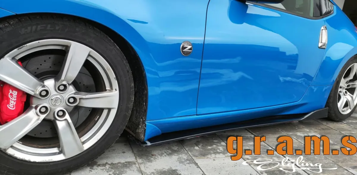 Nissan 370Z Z34 Side Skirt Extensions - Origin Lab Style, photo 4 of 11