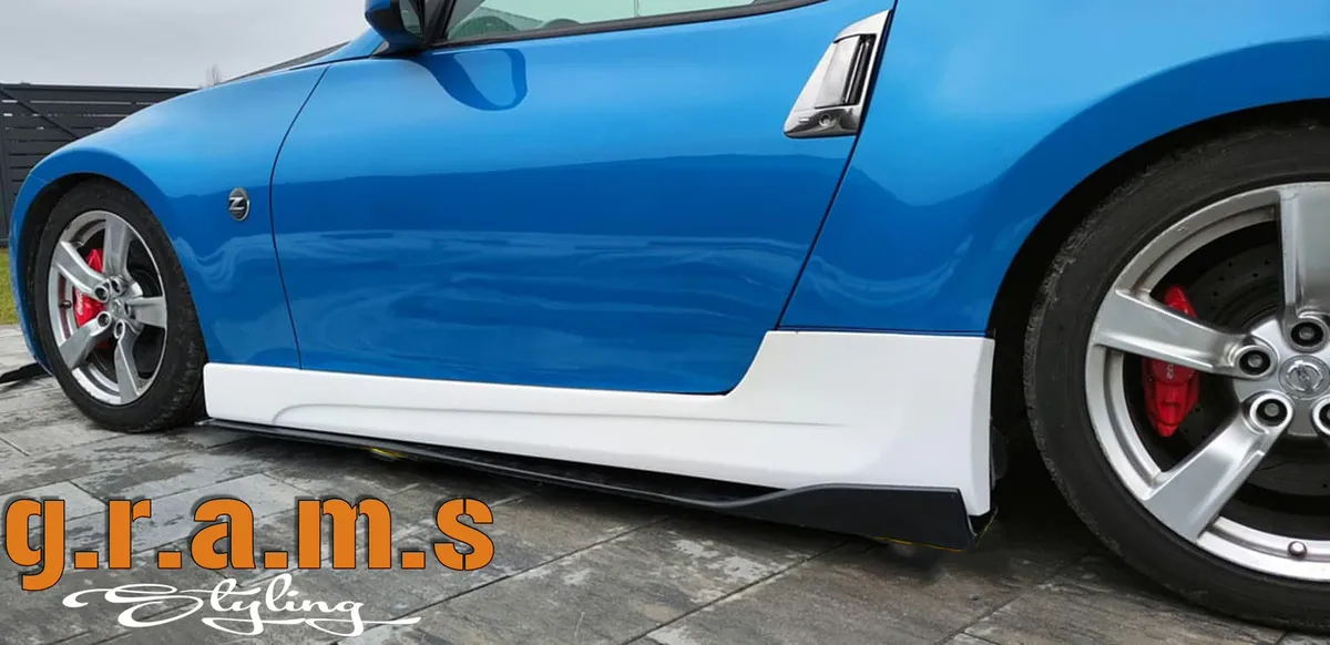 Nissan 370Z Z34 Side Skirt Extensions - Origin Lab Style, photo 8 of 11