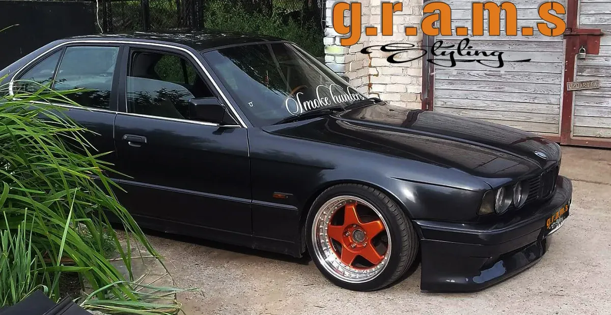 BMW E34 AC Schnitzer Style Front Bumper Lip, foto 8 van 8