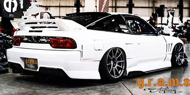 Nissan Silvia S13 Side Skirt Extensions Origin Lab Style