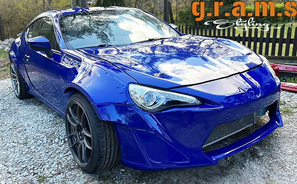 Toyota GT86 / Subaru BRZ HGK Widebody Front Bumper, foto 8 di 11
