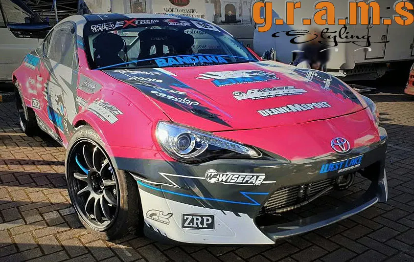 Toyota GT86 / Subaru BRZ HGK Widebody Front Bumper, foto 9 di 11