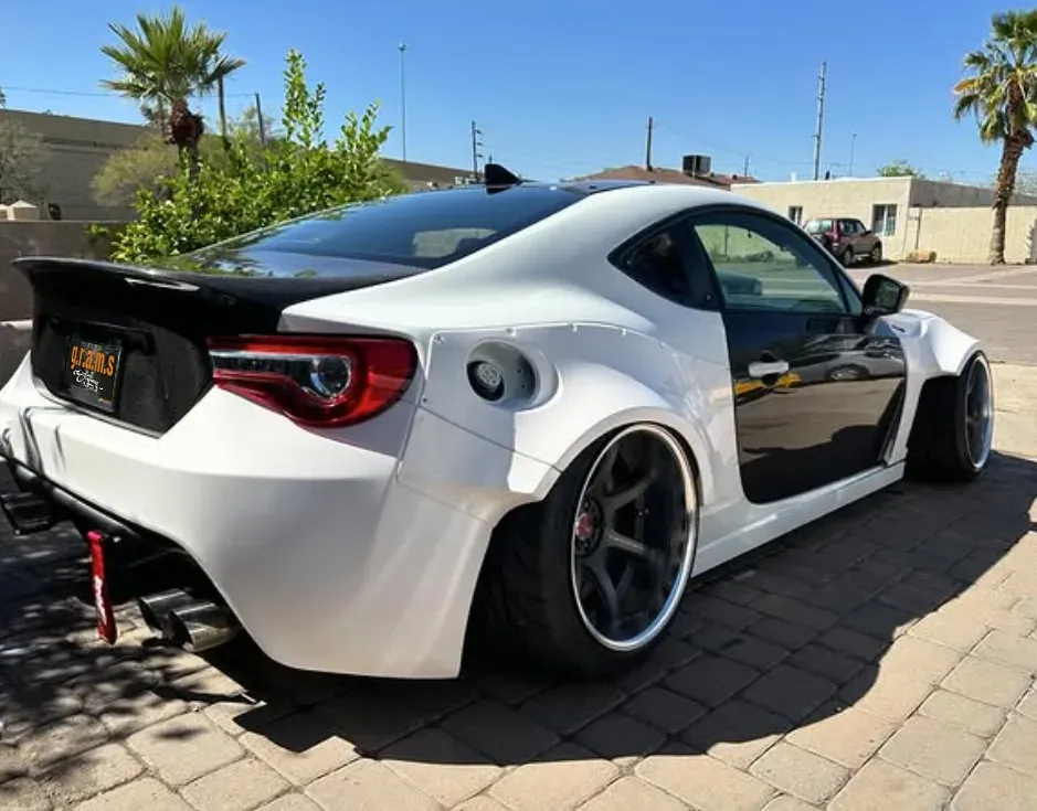 Toyota GT86 Subaru BRZ Widebody Rear Bumper - HGK Style Version 1, photo 4 of 9