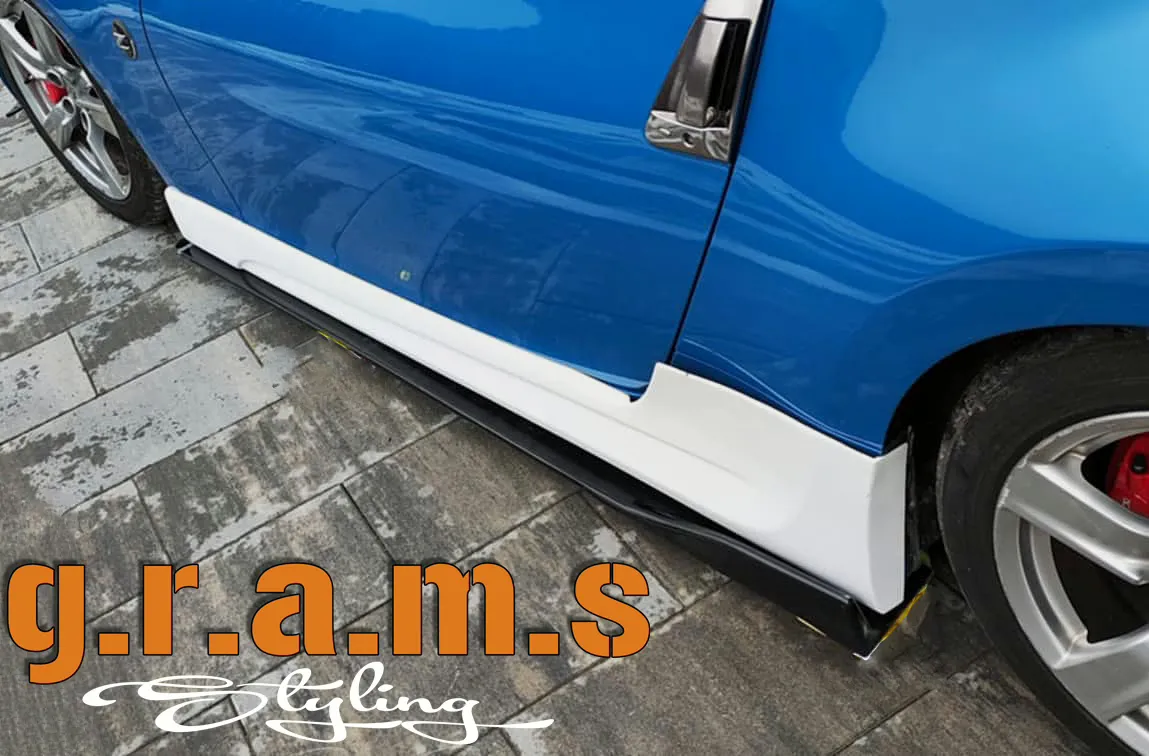 Nissan 370Z Z34 Side Skirt Extensions - Origin Lab Style, photo 7 of 11