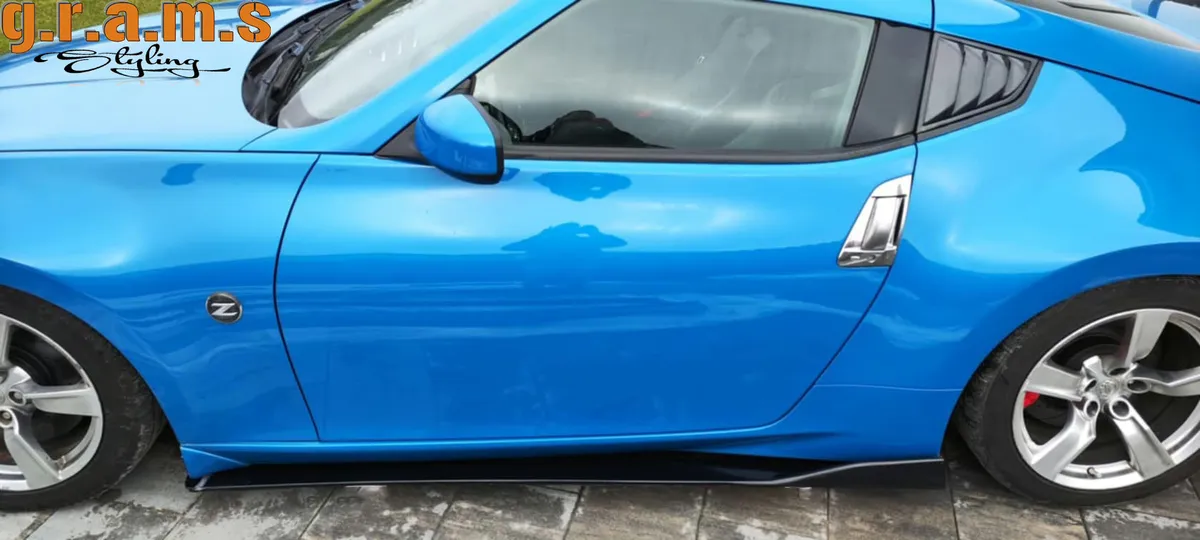 Nissan 370Z Z34 Side Skirt Extensions - Origin Lab Style, photo 5 of 11