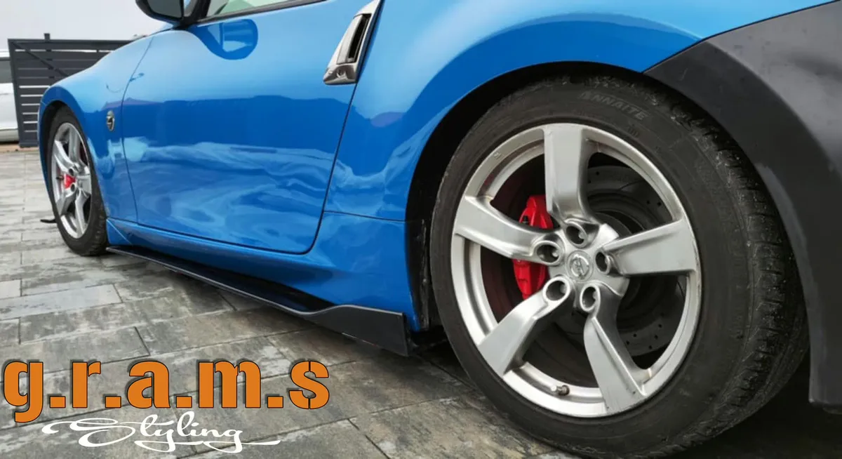Nissan 370Z Z34 Side Skirt Extensions - Origin Lab Style, photo 1 of 11