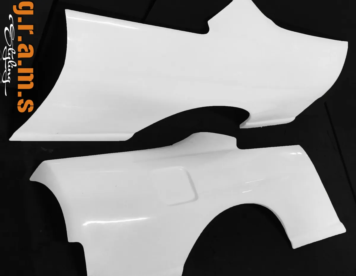 Nissan Skyline R33 Rear Fenders / Full Quarters - GT-R Style +50mm, photo 3 of 13