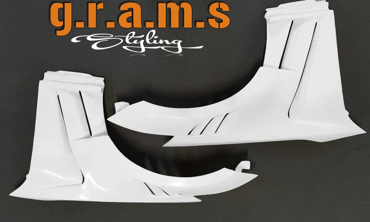 Nissan 350Z Z33 RS2 Style Front Vented Fenders, photo 6 of 12
