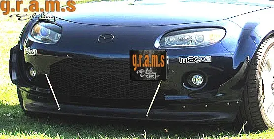 Mazda Miata MX-5 NC Front Bumper Canards, photo 6 of 6