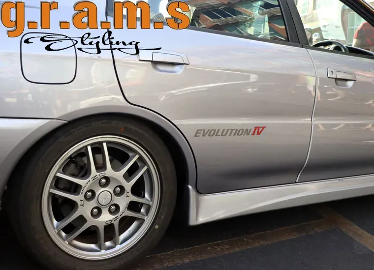 Mitsubishi Lancer Evolution 4 Side Skirts - OEM Style, photo 3 of 5