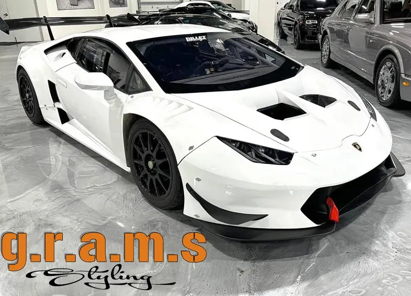 Lamborghini Huracan Side Skirts - Super Trofeo Style, photo 10 of 10